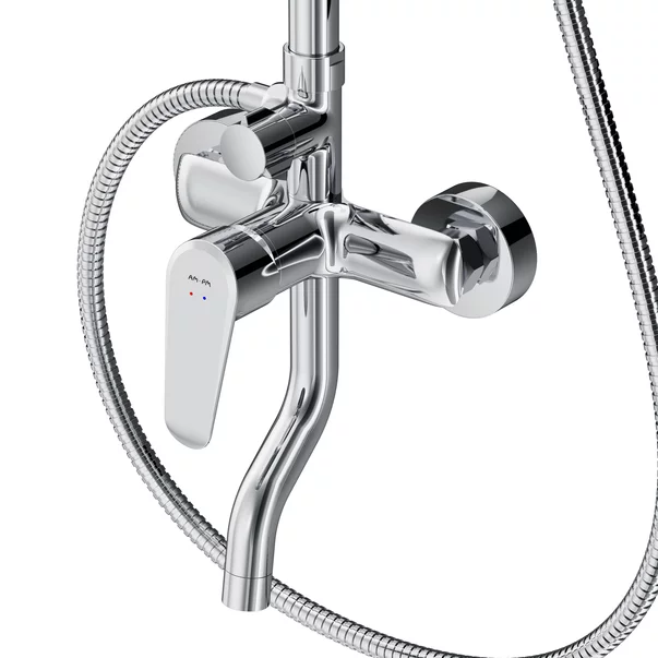 Coloana de dus cu baterie monocomanda AM.PM Play finisaj crom lucios picture - 17