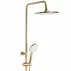 Coloana de dus cu baterie monocomanda auriu periat Rea Avalon picture - 5