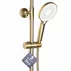 Coloana de dus cu baterie monocomanda auriu periat Rea Avalon picture - 7