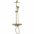 Coloana de dus cu baterie monocomanda auriu periat Rea Bravo picture - 4