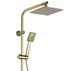 Coloana de dus cu baterie monocomanda auriu periat Rea Bravo picture - 7