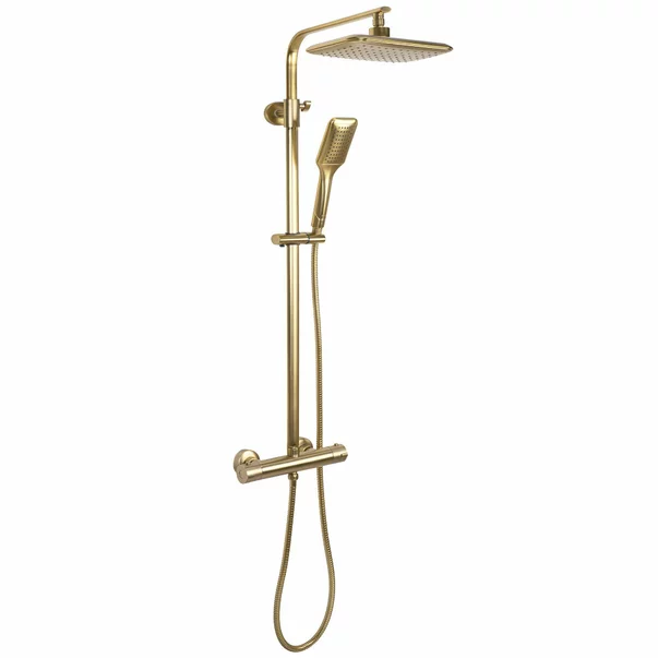Coloana de dus cu baterie monocomanda auriu periat Rea Tom picture - 2