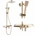 Coloana de dus cu baterie monocomanda auriu Rea Bravo picture - 1