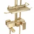 Coloana de dus cu baterie monocomanda auriu periat Rea Jack picture - 9