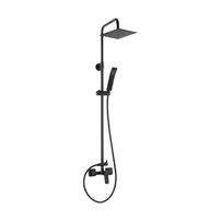 Coloana de dus cu baterie monocomanda Ferro Vitto Verdeline finisaj gri Gun Metal mat