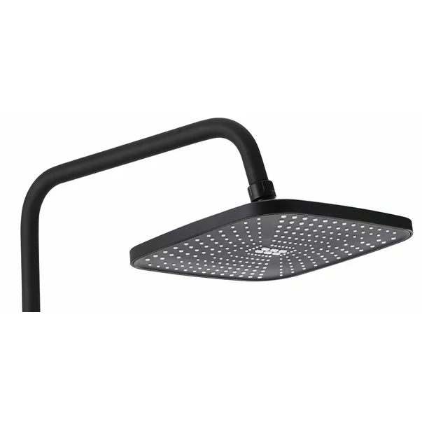 Coloana de dus cu baterie monocomanda negru mat Rea Storm cu pipa lunga picture - 4