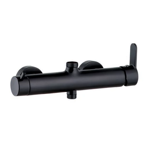 Coloana de dus cu baterie monocomanda Wirquin Roma Touch finisaj negru mat picture - 5