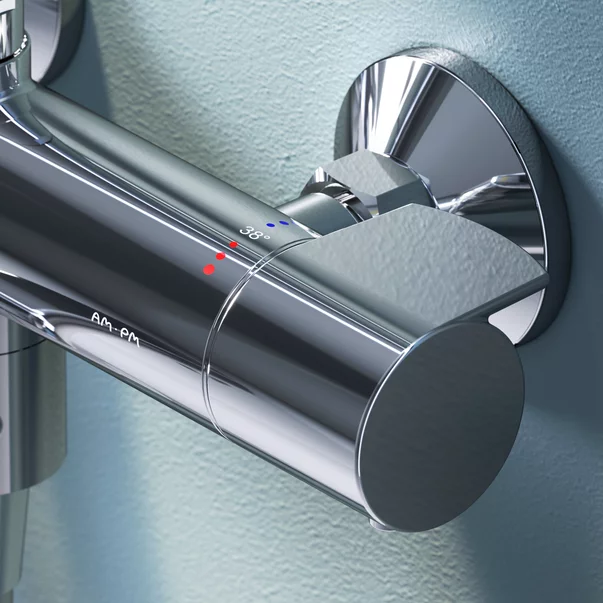 Coloana de dus cu baterie termostatata AM.PM X-Joy finisaj crom lucios picture - 8