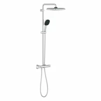 Coloana de dus cu baterie termostatata Grohe Vitalio Start Cube 250 crom lucios