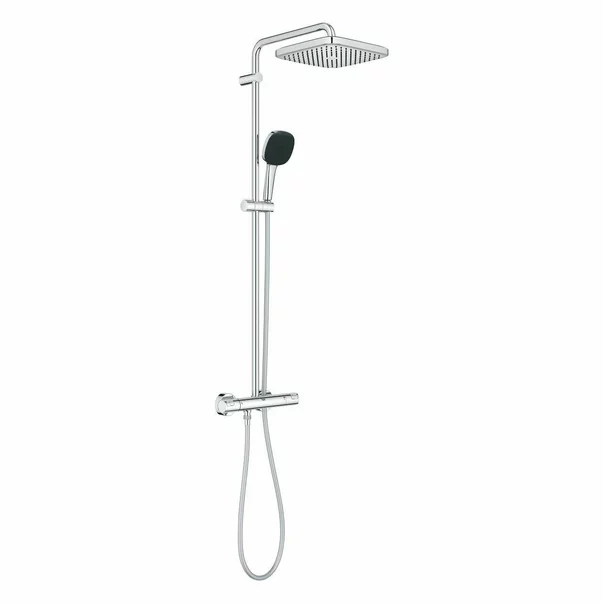 Coloana de dus cu baterie termostatata Grohe Vitalio Start Cube 250 crom lucios picture - 4