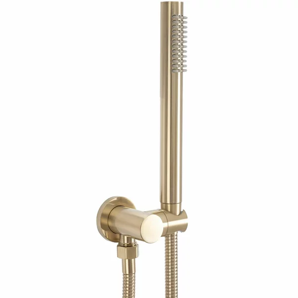 Sistem de dus incastrat cu baterie termostatata incastrata auriu periat Rea Lungo picture - 4