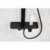 Coloana de dus cu baterie termostatata Inter Ceramic Lucio finisaj negru mat picture - 6
