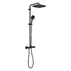 Coloana de dus cu baterie termostatata negru mat Grohe Tempesta Cosmopolitan 250 Cube picture - 1