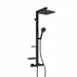 Coloana de dus cu baterie termostatata negru mat Ideal Standard Alu+ palarie patrata picture - 4