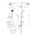 Coloana de dus cu baterie termostatata negru mat Ideal Standard Alu+ palarie patrata picture - 9