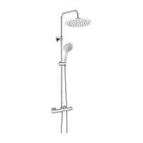 Coloana de dus cu baterie termostatata Rubineta Olo+Thermo finisaj crom lucios