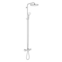 Coloana de dus cu baterie termostatata si pipa cada Grohe Tempesta Cosmopolitan 250