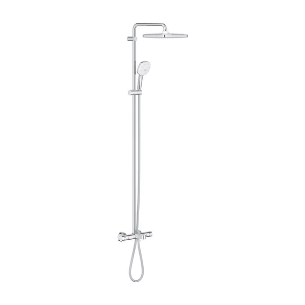 Coloana de dus cu termostat Grohe Tempesta 250 Cube finisaj crom lucios picture - 2