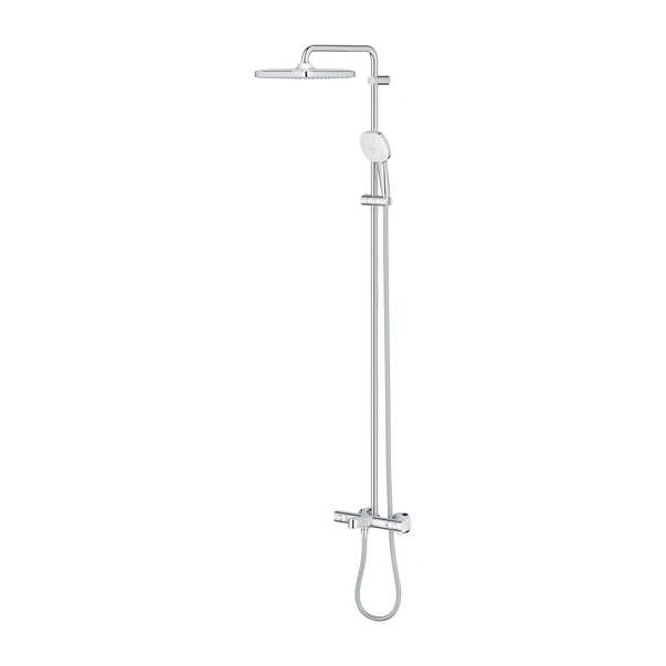 Coloana de dus cu termostat Grohe Tempesta 250 Cube finisaj crom lucios picture - 3
