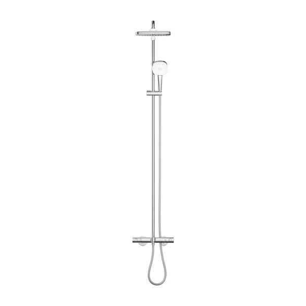 Coloana de dus cu termostat Grohe Tempesta 250 Cube finisaj crom lucios picture - 4