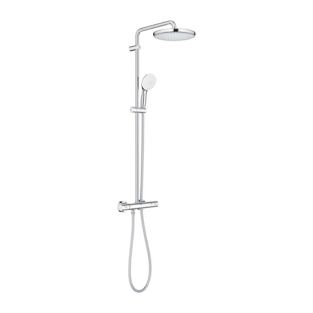 Coloana de dus cu termostat Grohe Tempesta 250 finisaj crom lucios