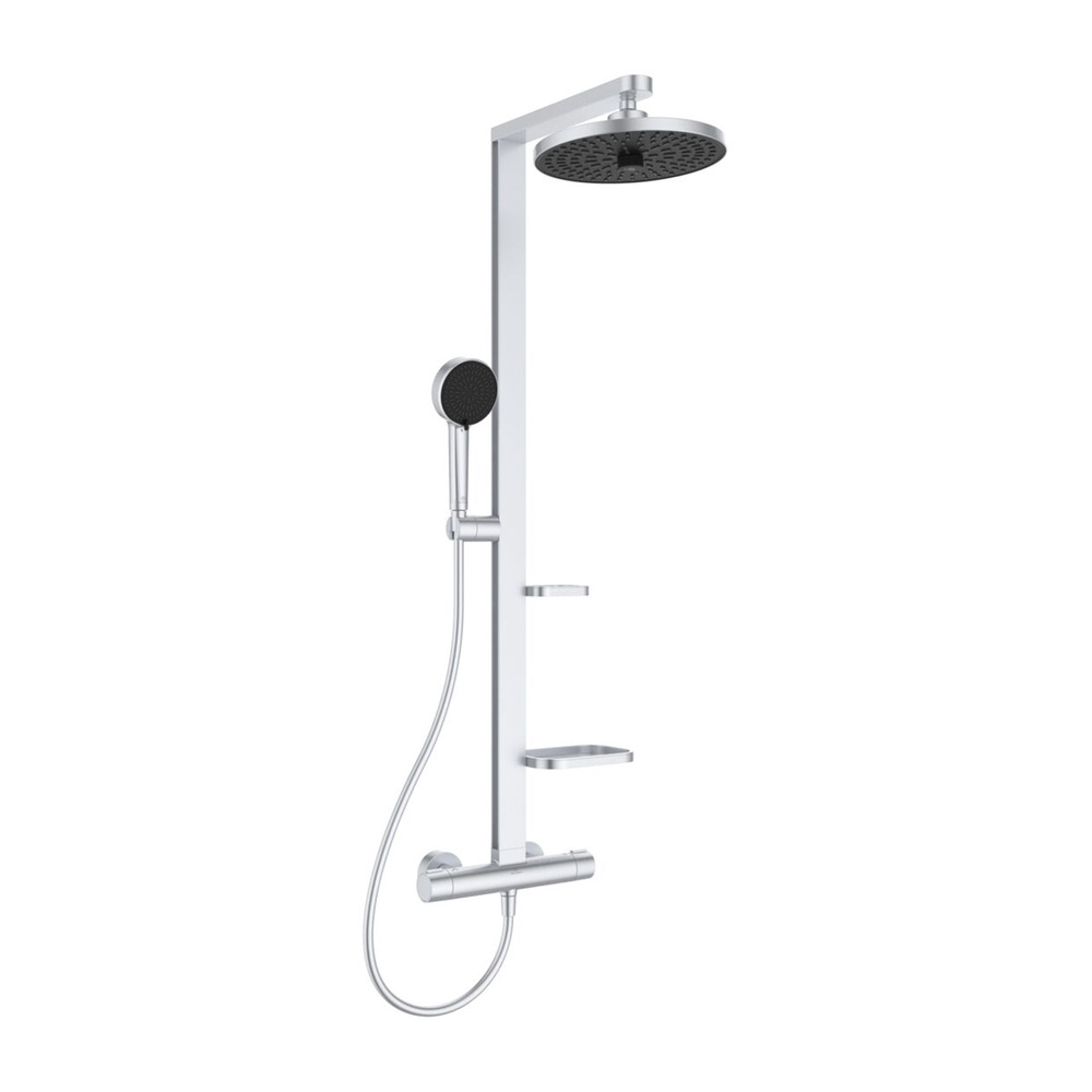 Coloana de dus cu baterie termostatata mat Ideal Standard Alu+