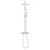 Coloana de dus Grohe Tempesta 250 Cube cu baterie termostatata crom lucios picture - 4