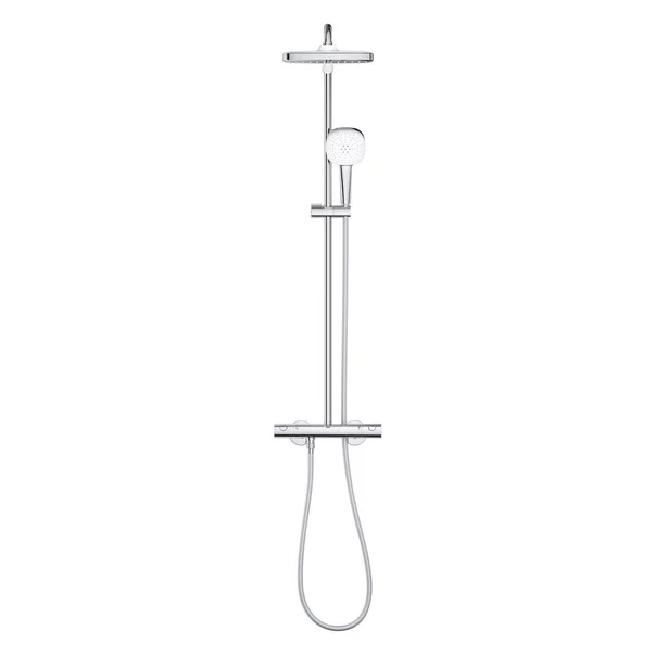 Coloana de dus Grohe Tempesta 250 Cube cu baterie termostatata crom lucios picture - 4