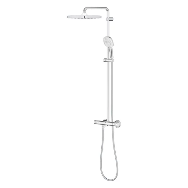 Coloana de dus Grohe Tempesta 250 Cube cu baterie termostatata crom lucios picture - 5