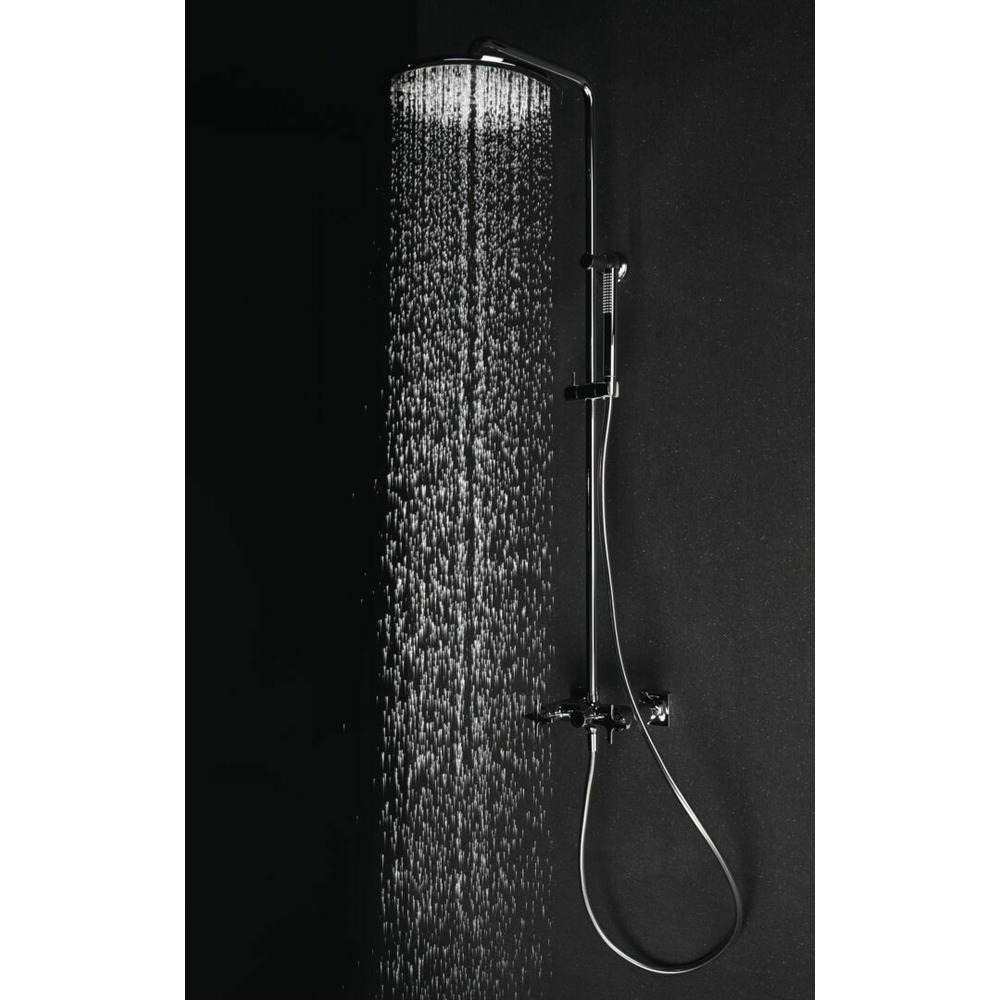Coloana de dus cu baterie dubla comanda gri magnetic Ideal Standard Atelier Joy Neo