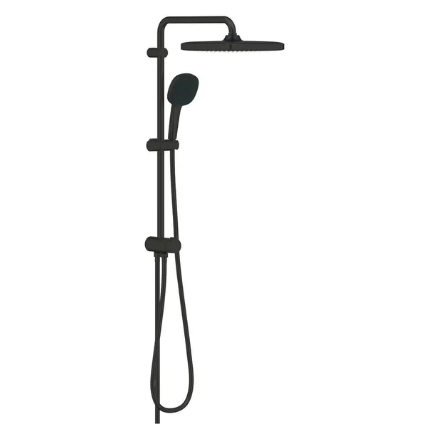 Coloana de dus negru mat Grohe Tempesta Cosmopolitan 250 Cube fara baterie picture - 4