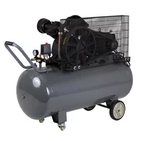 Compresor aer 200L Stager HMV0.6/200 8bar, 600L/min, trifazat, angrenare curea