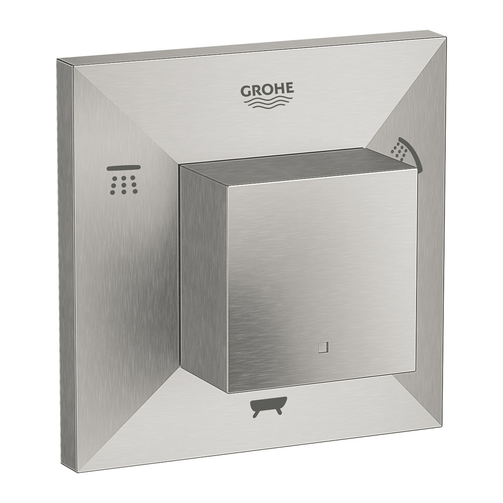 Comutator incastrat Grohe Allure Brilliant 5 cai crom periat Supersteel