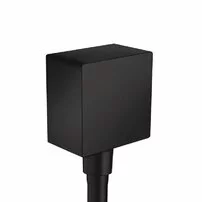 Conector dus Hansgrohe FixFit Square negru mat