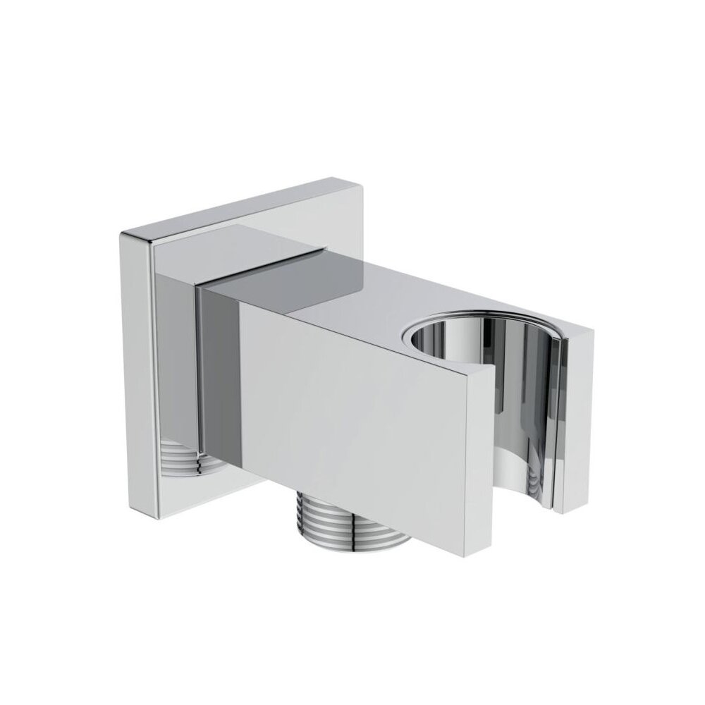 Cot conector cu suport para dus Ideal Standard crom lucios