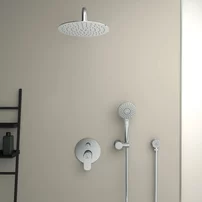 Cot conector de dus FixFit Ideal Standard crom lucios IdealRain Round