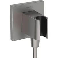 Cot conector dus cu suport para Hansgrohe Fixfit E antracit periat