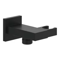 Cot de iesire dus Villeroy&Boch Universal patrat cu suport para negru mat