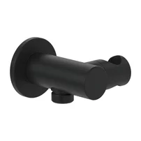 Cot de iesire dus Villeroy&Boch Universal rotund cu suport para negru mat