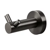 Cuier dublu Balneo Qube Gun Metal mat