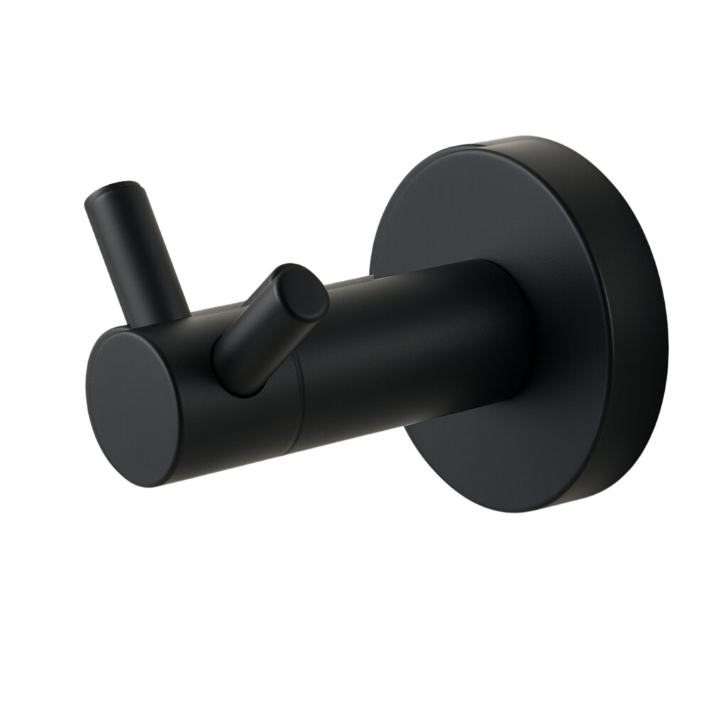 Cuier dublu Balneo Qube negru mat