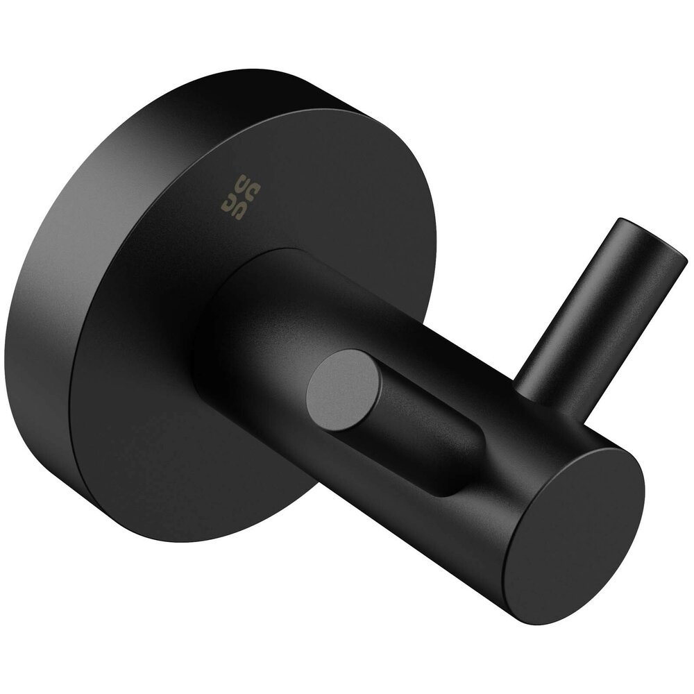 Cuier dublu negru Deante Jasmin