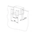 Cuier dublu Radaway auriu periat cu montare pe sticla de dus picture - 2