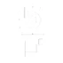 Cuier simplu alama periata Omnires Modern Project picture - 2