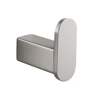 Cuier simplu Balneo Qarx finisaj inox periat