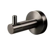 Cuier simplu Balneo Qube Gun Metal mat