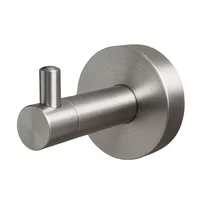 Cuier simplu Balneo Qube inox periat
