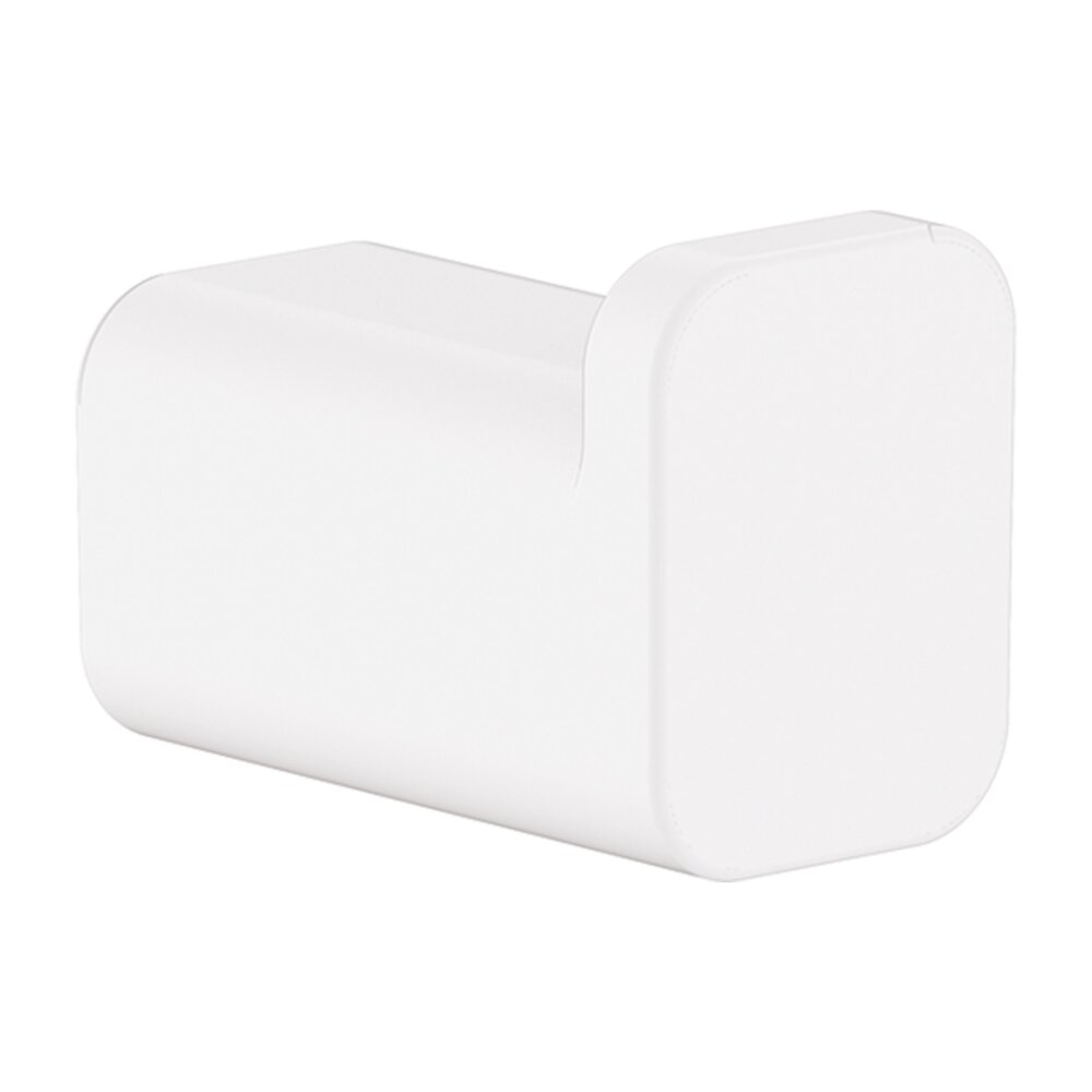 Cuier simplu Hansgrohe AddStoris alb mat