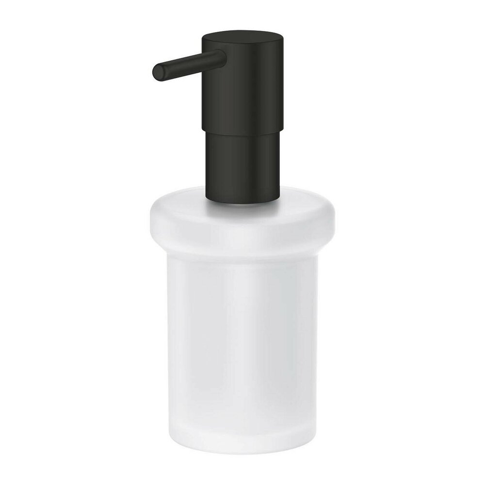Dozator negru mat Grohe Essentials