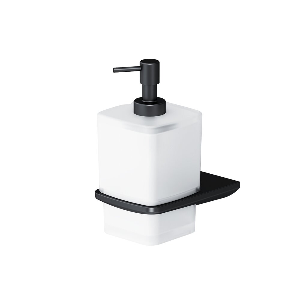 Dozator sapun AM.PM Inspire 2.0 negru-sticla mata 250 ml